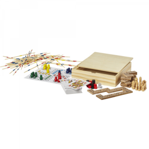coffret de jeux publicitaires à logoter - Jeux en bois publicitaires enfants