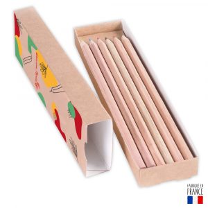 Fourreau 6 crayons made in france