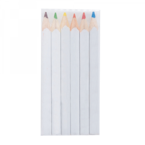 Set 6 crayons de couleur Puzzle 8.7cm