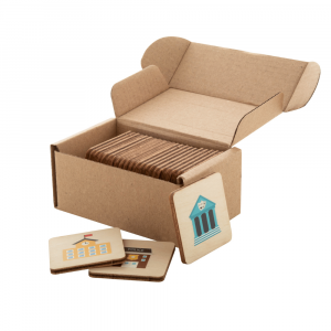 Jeu de mémoire en bois à personnaliser