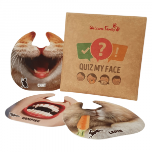 Jeu de carte Quiz my Face à personnaliser format pochette