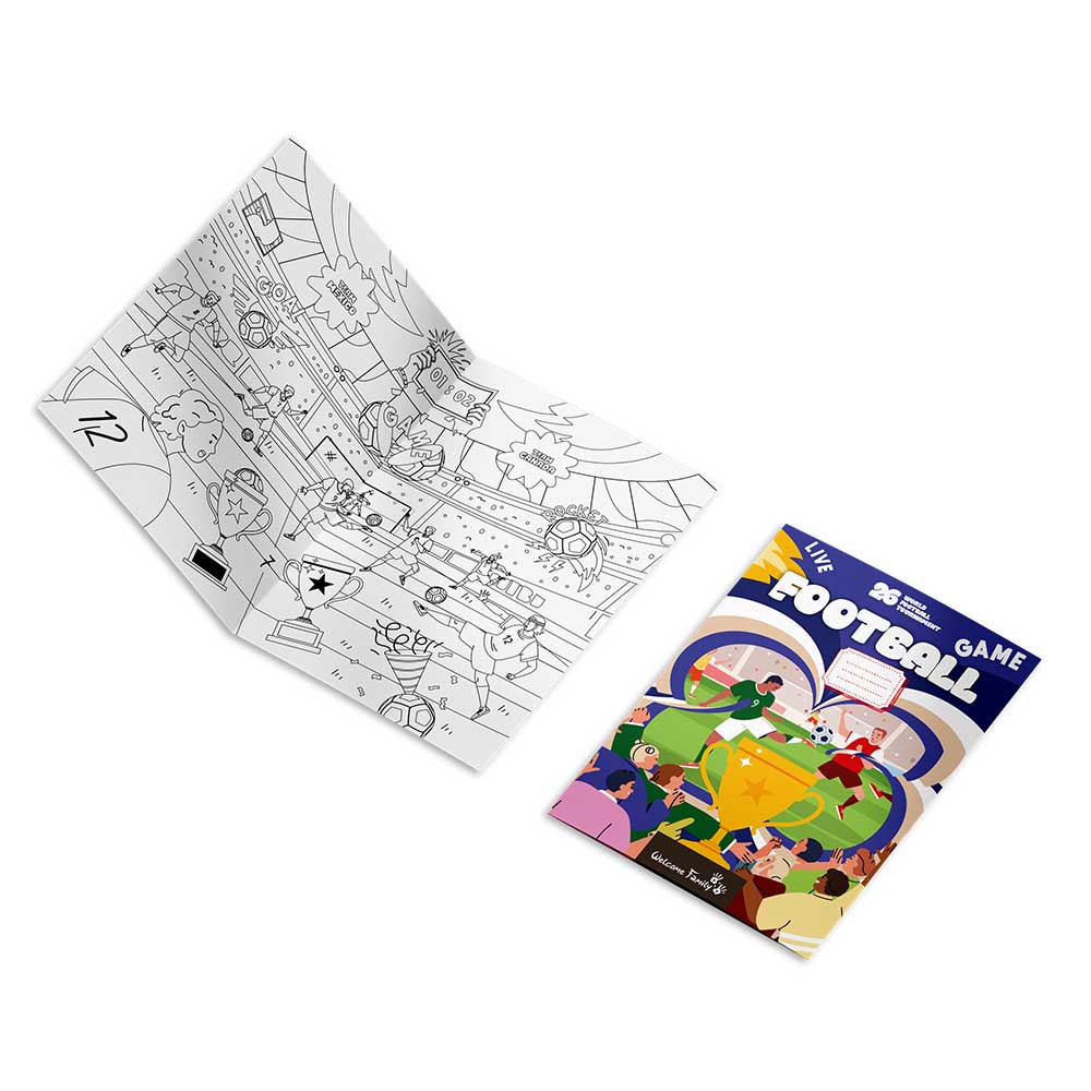 Coloriage football création sur mesure