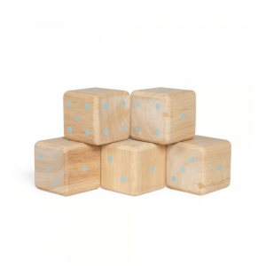 jeu de dés en bois à personnaliser goodies