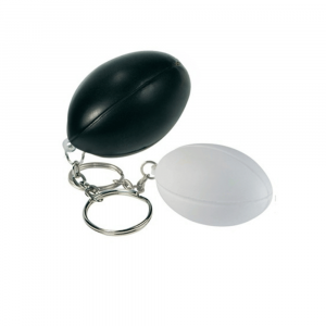 porte clés antistress en forme de ballon de rugby personnalisable