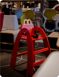 Chaise haute enfant McDonald's, Kids Création