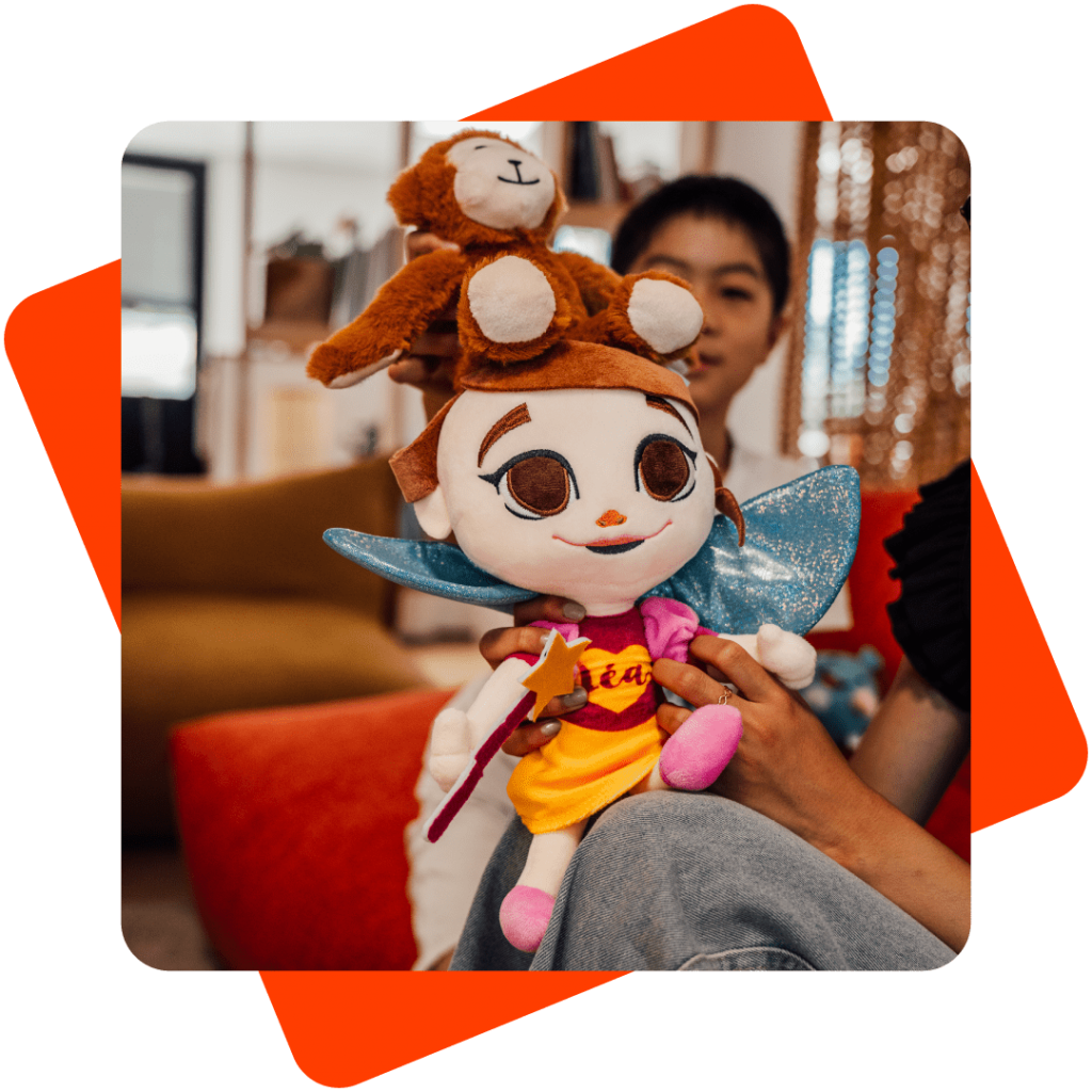 Peluche Association Léa, réalisation Kids Création