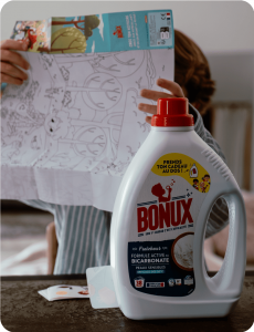 Poster à colorier Bonux, réalisation Kids Création