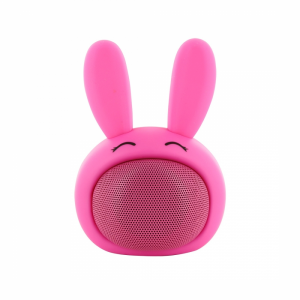 enceinte rose en forme de lapin personnalisable