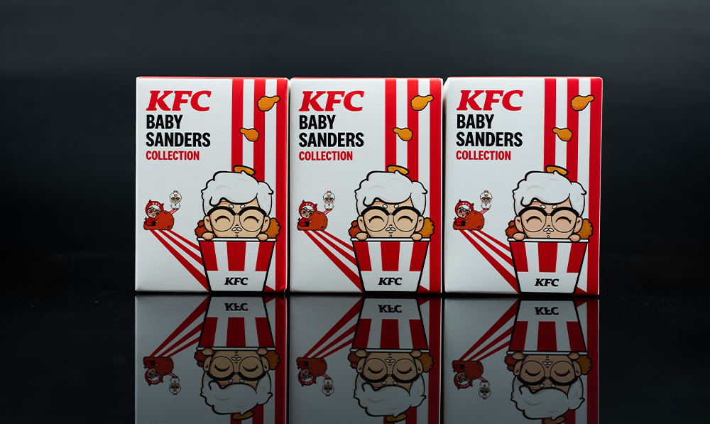 Blind box, collection Baby Sanders KFC