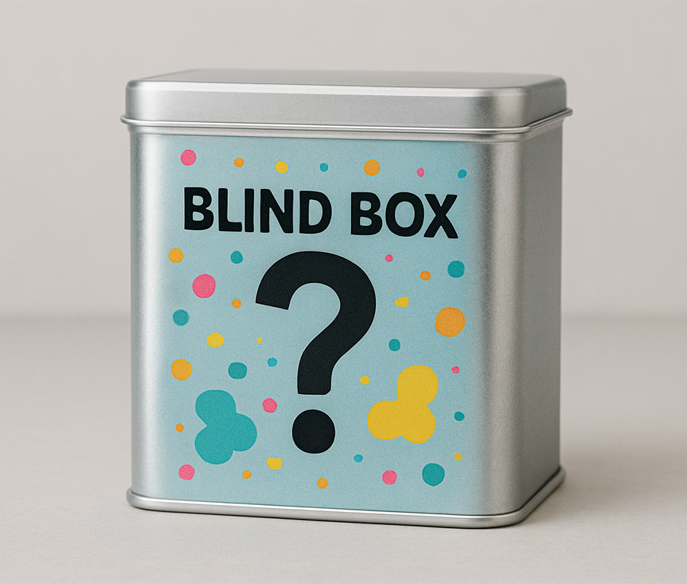 collection blind box acier pour goodies