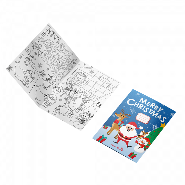 réalisation cahier coloriage enfant Noël sur mesure
