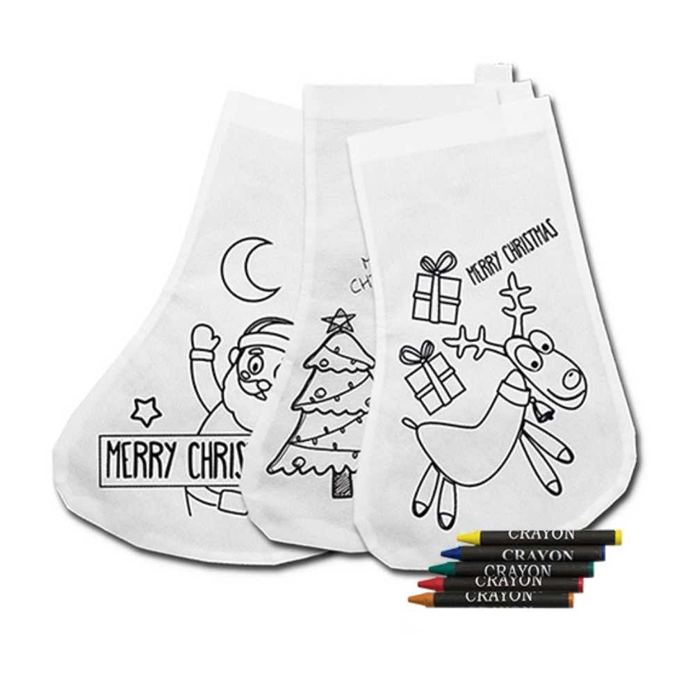 chaussettes à logoter pour Noël en cadeau d'entreprise aux enfants