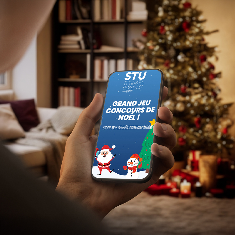 landing page sur mesure pour Noël