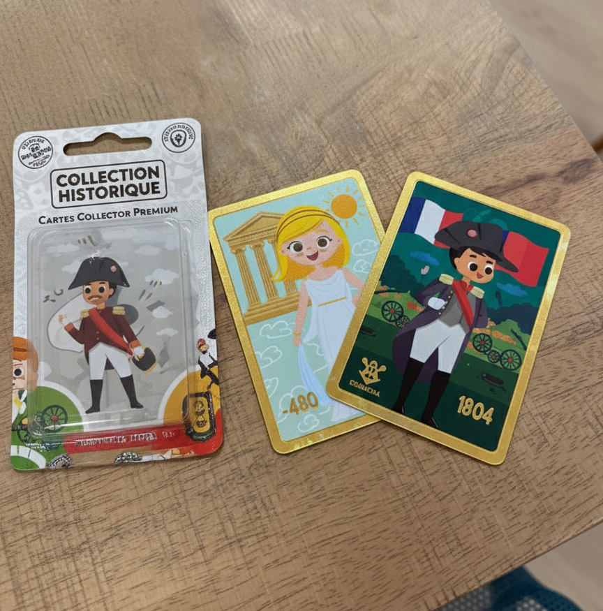 Custom blister-packed card for brand