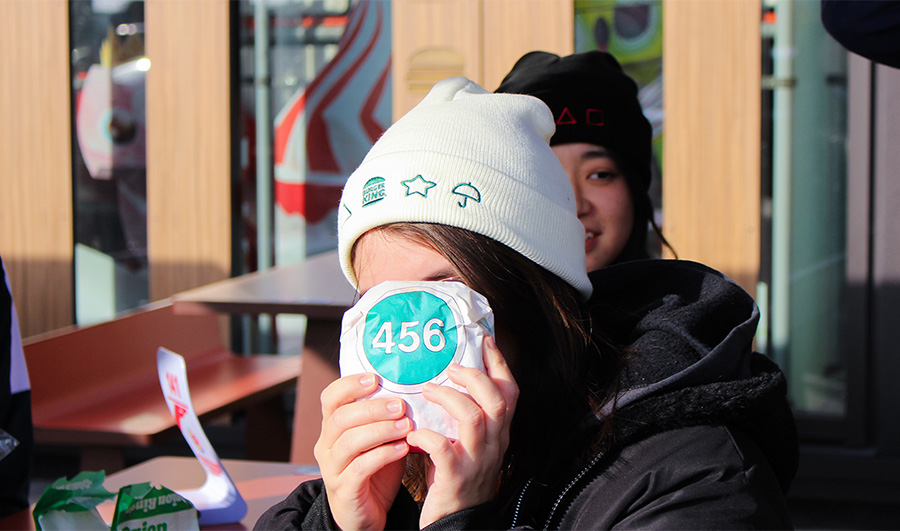 Bonnet Squid Game x Burger King