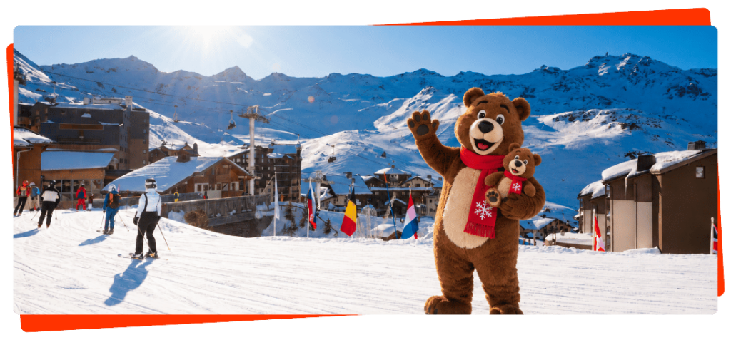 goodies et peluche sur mesure pour station de ski